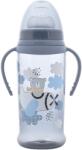 Lorelli Бебешко шише с мек накрайник Lorelli My Friend - 350 ml, Cameo Blue