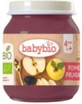 Babybio плодово пюре ябълки и сини сливи 130г