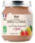 Simple Comme БИО Плодово пюре Ябълка и ягода 125г