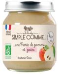 Simple Comme БИО Плодово пюре Ябълка и круша 125г