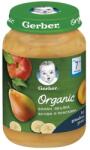 Gerber Organic Ябълка, Банан, Круша, Праскова 6+ месеца, 190 г