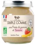 Simple Comme БИО Плодово пюре Ябълка и банан 125г
