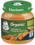Gerber Organic Морков и сладък картоф, 125г
