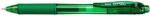 Pentel Rollertoll zselés 0, 25mm, tűhegyű BLN105-DX, Pentel EnerGelX, írásszín zöld - irodamarket