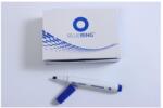 BLUERING Flipchart marker rostirón vizes vágott végű 1-4mm, Bluering® kék - irodamarket