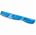 Fellowes Tenyértámasz billentyűzethez, Fellowes® Health-V Crystal, kék - irodamarket