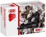 Ico Rajzszeg nikkel 100 db/doboz, 223 FÉM ICO - irodamarket