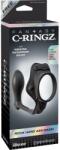Pipedream - Fantasy C-Ringz Rock Hard Ass-Gasm Black péniszgyűrű