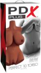 Pipedream - PDX Plus Perfect 10 Torso Brown férfi maszturbátor
