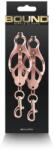 NS Toys Bound - Nipple Clamps - C3 - Rose Gold mellcsipesz - rózsaszín