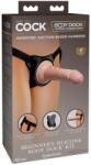 Pipedream - King Cock Elite Beginner's Silicone Body Dock Kit Black / Black felcsatolható eszköz