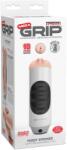 Pipedream - PDX Extreme Mega Grip Vibrating Stroker Pussy White/Black/Light férfi maszturbátor