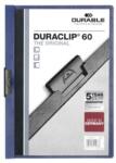 DURABLE Klip mappa 60lap Durable Duraclip®, sötétkék - irodamarket