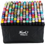  Kétvégű kreatív marker készlet, 168 klf. szín - irodamarket