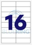 Bluering Etikett címke, 105x35mm, 100 lap, 16 címke/lap Bluering® - irodamarket
