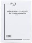 Nyomell Egészségügyi nyilatkozat és vizsgálati adatok 8 lapos füzet - irodamarket