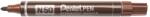 Pentel Alkoholos marker fém testű 4, 3mm kerek hegyű N50-EE Pentel Extreme barna - irodamarket