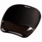 Fellowes Egérpad csuklótámasszal, géltöltésű, Fellowes® Crystal Gel, fekete - irodamarket