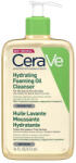 CeraVe Cleansers Hydrating Foaming Oil Cleanser ulei de curatare cu efect de hidratare 473 ml