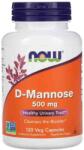 NOW D-Mannose 500 mg 120 comprimate