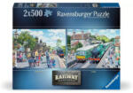 Ravensburger Puzzle 2x500 db - Vasút no1 (12000013)