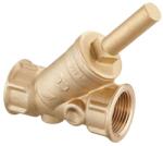 OVENTROP visszacsapó szelep, FKM-tömítéssel, DN32, G 1 1/4" bm, víz, víz-glykol közegre, sárgaréz, 0 - 100°C, PN25 (1072210)