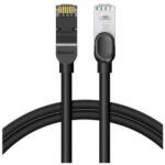 Baseus Cablu Patch Cord UTP Baseus Cat6, 1 Gbps, PVC, 2m, PCWL-R01 (Negru) (PCWL-R01)