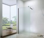 Balneum walk-in zuhanyfal Matt üveggel, fekete kerettel 120 (BL-1001-120FrostBlack)