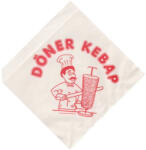  Hambi/Pita papírtasak Döner mintás - 15x15cm