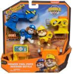 Spin Master Set figurine Psi Patrol - Rubble si Wheeler cu unelte, 5cm, 24x24x10cm Figurina
