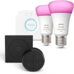 Philips Hue White and Color Ambiance 9 W 1100 E27 starter kit + Hue Tap Dial Switch Black