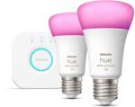 Philips Hue White and Color Ambiance 9W 1100 E27, kicsi, promo starter kit