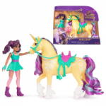 Spin Master Figurine Unicorn Academy, păpușă Ava și frunză de unicorn (6069631) Figurina