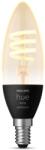Philips Hue White Ambiance 4, 6 W 550 Filament izzó E14