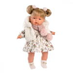 Llorens Păpușa Joelle cu burtică moale 38 cm (13852) - vexio Papusa