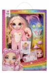 MGA Entertainment Păpușă de petrecere în pijamale Rainbow High Junior, Bella roz (503675-EUC) - vexio Papusa