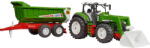 BRUDER Roadmax tractor with front loader and tipping trailer (03452) Figurina