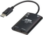 ATEN Switch KVM ATEN Aten VS92DP 2-Port True 4K DisplayPort MST Hub (VS92DP-AT)