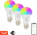 Immax NEO LITE E27 9W RGB+CCT, színes és fehér, WiFi, 3 darab (07712C)