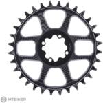 e*thirteen Helix Race lánctányér, 34 fogú, 1x12, fekete