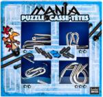 Eureka Set puzzle-uri de logica metalice Eureka - Puzzle Mania Casse-tetes, albastru (473203)