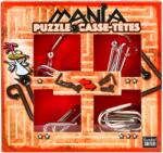 Eureka Set puzzle-uri de logica metalice Eureka - Puzzle Mania Casse-tetes, roşu (473202)