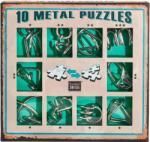 Eureka Set puzzle-uri de logica metalice Eureka - 10 Metal Puzzles Set, verde (473357)