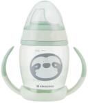 KikkaBoo Чаша със силиконов Kikkaboo - Happy face, 200 ml, Mint (31302030071)