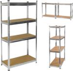 Pepita Raft industrial metalic cu panouri MDF 150x75x30cm - capacitate de încărcare 540kg (KF-S15075) Raft