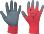 KIXX Rocking Red 10-es latex tenyerű piros kerti kesztyű