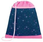 Belmil Tornazsák, BELMIL Meet your Horses, kék-rózsaszín, lovak