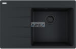 Franke Centro CNG 611-78 A balos Black collection matt fekete gránit mosogatótálca távvezérlővel (114.0658. 593)
