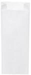 WIMEX Pungă de hârtie cu clin lateral alb 15+7 x 42 cm `3kg` [1000 buc]