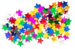 WIMEX Confetti strălucitor (PET) Amestec de culori stele Ø10mm 15g [1 pachet]